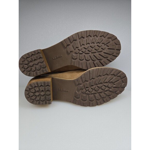 L.L. Bean Deerfield Tan Suede Mule Slip-On Shoes Women's Size 7.5 - Picture 8 of 12